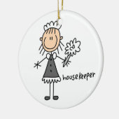 Figuur voor de uitvoerder keramisch ornament (Links)