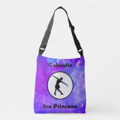 Figuur Waterverf "Ice Princess" Crossbody Tas (Voorkant)