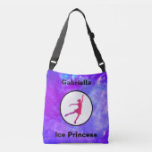 Figuur Waterverf met "Ice Princess" Crossbody Tas (Voorkant)