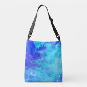 Figuur Waterverf van de "Ice Princess" Crossbody Tas (Achterkant)