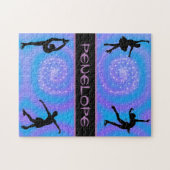 Figuur Zwirl Jigzaag Puzzle Legpuzzel (Horizontaal)