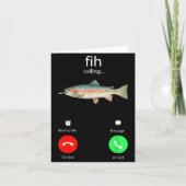 Fih Calling Remind Me Message Decline Accept Phone Kaart (Voorkant)
