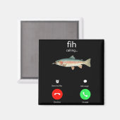 Fih Calling Remind Me Message Decline Accept Phone Magneet (Voorkant / Achterkant)