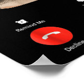 Fih Calling Remind Me Message Decline Accept Phone Poster (Hoek)