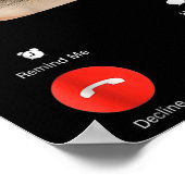 Fih Calling Remind Me Message Decline Accept Phone Poster (Hoek)