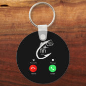 Fih Calling Remind Me Message Decline Accept Phone Sleutelhanger (Voorkant)
