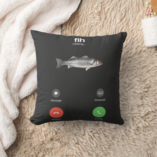 fih is aan het bellen kussen (Deken)