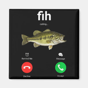 Fih Oproep Afwijzen Accepteren Grappige Telefoonge Magneet