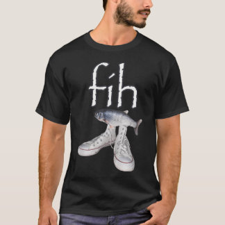 Fih Schoenen Vis Grappig Verkeerd Geschreven Vis M T-shirt