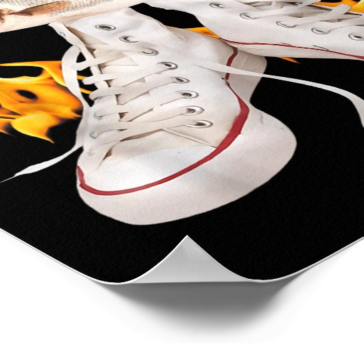 Fih Scute Ss Cute Sss Fish Funny Misspelled Fish M Poster (Hoek)