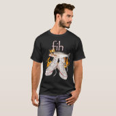 Fih Scute Ss Cute Sss Fish Funny Misspelled Fish M T-shirt (Voorkant volledig)
