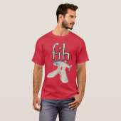 Fih Shoes Fish Funny Misspelled Fish Meme Fih Call T-shirt (Voorkant volledig)