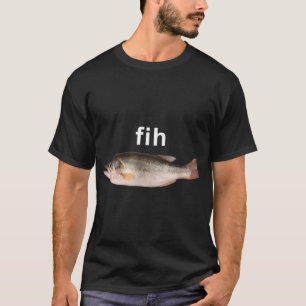 Fih Verkeerd Geschreven Vis Meme T-Shirt – Grapp