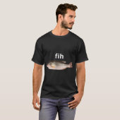 Fih Verkeerd Geschreven Vis Meme T-Shirt – Grapp (Voorkant volledig)