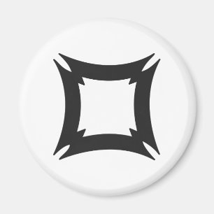 FIHANKRA   Symbool voor veiligheid en beveiliging  Magneet