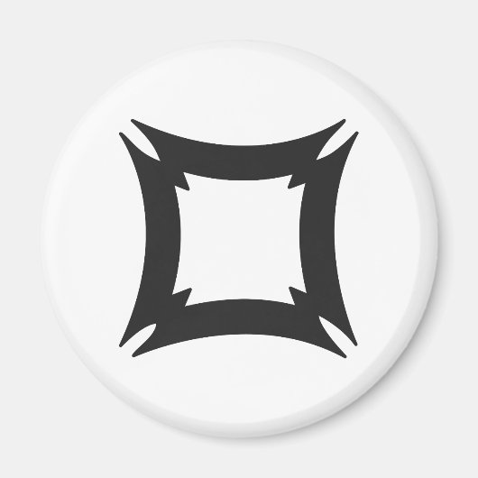 FIHANKRA | Symbool voor veiligheid en beveiliging  Magneet (Voorkant)