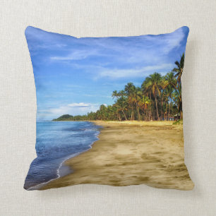 Fiji Beach Blue Sky Decoratief Sierkussen