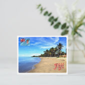 Fiji - Beach - Briefkaart (Staand voorkant)