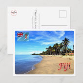 Fiji - Beach - Briefkaart (Voorkant / Achterkant)