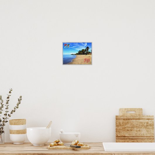 Fiji - Beach - Poster (Keuken)