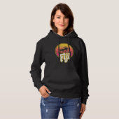 Fiji Beach Retro Sunset Hoodie (Voorkant volledig)