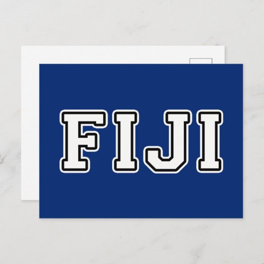 Fiji Briefkaart (Voorkant / Achterkant)