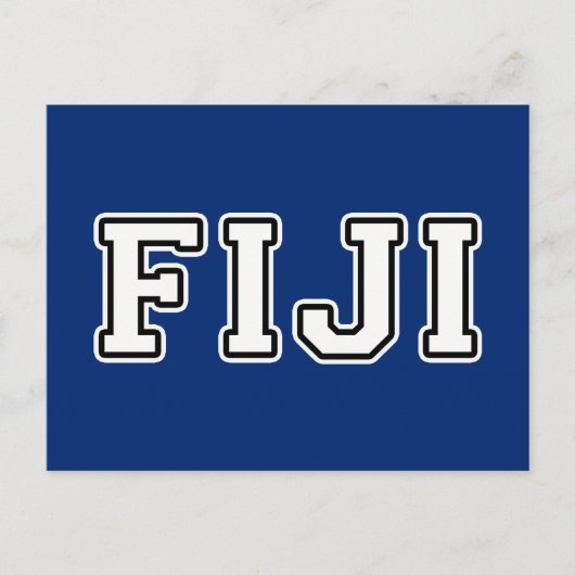 Fiji Briefkaart (Voorkant)