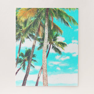 Fiji Bula palmbomen landschap uitdagend Legpuzzel