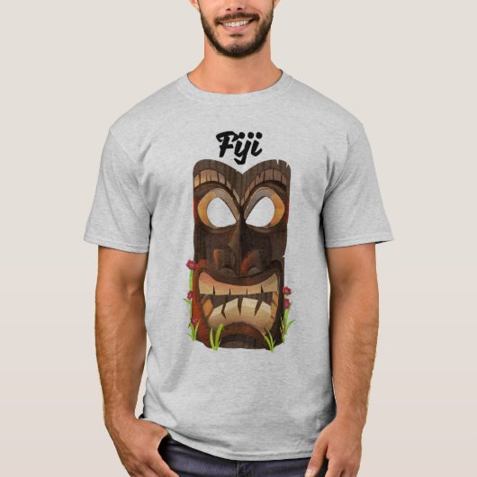 Fiji-carved masker t-shirt (Voorkant)