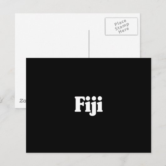 Fiji Classic Style Briefkaart (Voorkant / Achterkant)