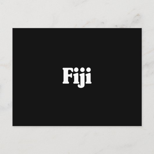 Fiji Classic Style Briefkaart (Voorkant)