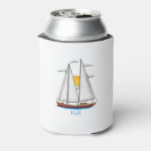 Fiji Coastal Nautical Sailing Sailor Blikjeskoeler (Blikje Achterkant)
