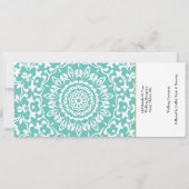 Fiji Destination Wedding Ticket Pass Kaart (Achterkant)