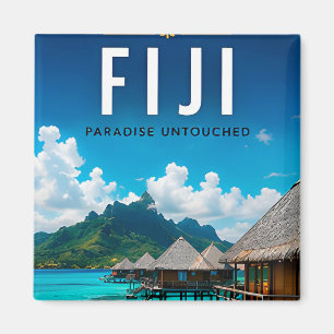 🏝️ Fiji Eiland Paradijs Luxe Reis Decor 🌊 Magneet