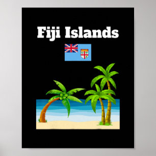 Fiji-eilanden Liefhebber Reis Souvenir Fijiaanse V Poster