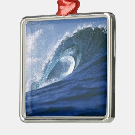 Fiji-eilanden, Tavarua, Cloudbreak. Een golf Metalen Ornament (Links)