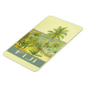 Fiji-eilanden — vintage-reisstijl magneet (Linkerzijde)