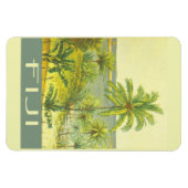 Fiji-eilanden — vintage-reisstijl magneet (Horizontaal)
