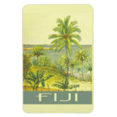 Fiji-eilanden — vintage-reisstijl magneet (Verticaal)
