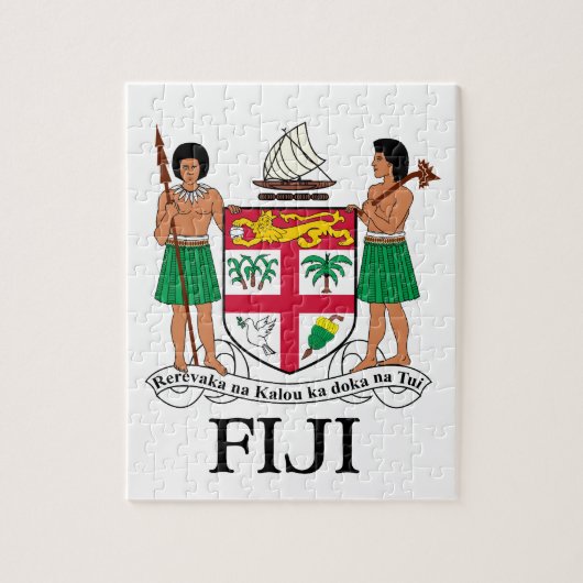 FIJI - embleem/vlag/wapen/symbool Legpuzzel (Verticaal)