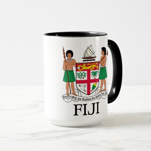 FIJI - embleem/vlag/wapen/symbool Mok (Voorkant rechts)