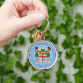 Fiji Erfgoed Embleem Sleutelhanger (Hand)