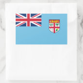 Fiji/Fijiaanse vlag Rechthoekige Sticker (Tas)