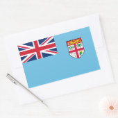 Fiji/Fijiaanse vlag Rechthoekige Sticker (Envelop)