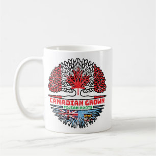 Fiji Fijian Canadian Canada Tree Roots Flag Koffiemok