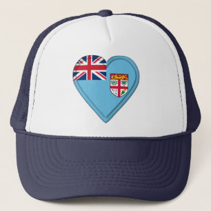Fiji Fijian vlag Trucker Pet