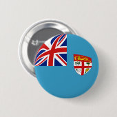 Fiji Fisheye Flag Button (Voorkant /achterkant)