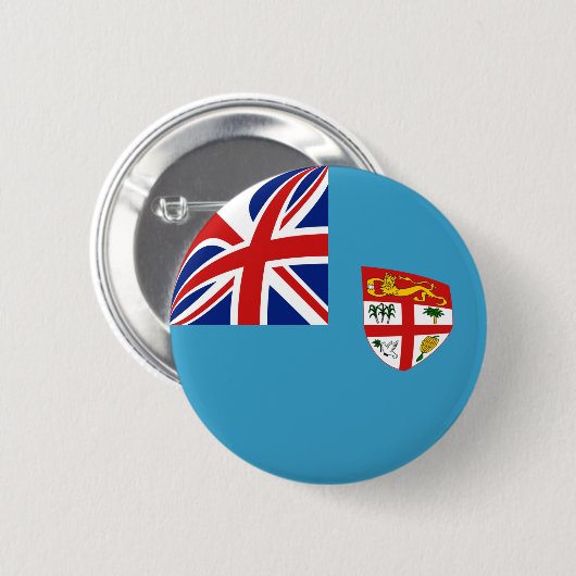 Fiji Fisheye Flag Button (Voorkant /achterkant)