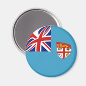 Fiji Fisheye Vlag Magneet (Voorkant / Achterkant)