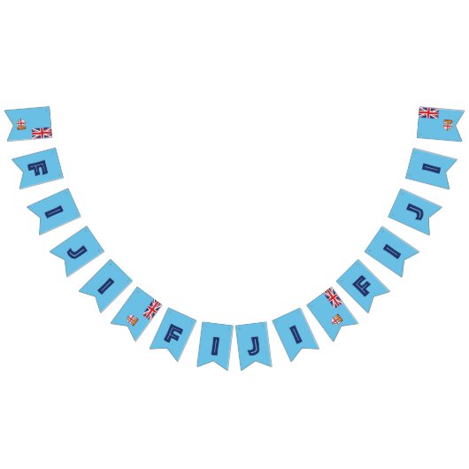 Fiji Flag Banner International Day Decorations (Alle)